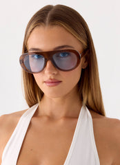 Sunburn Shades Sunglasses - Brown