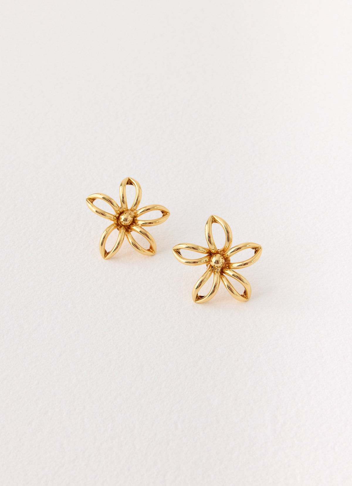 Sunpetal Earrings - Gold