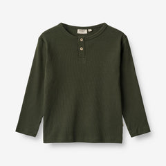 Wheat Main  Langærmet T-shirt Morris Jersey Tops and T-Shirts 4097 deep forest
