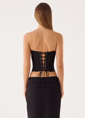 Tillie Corset Top - Black