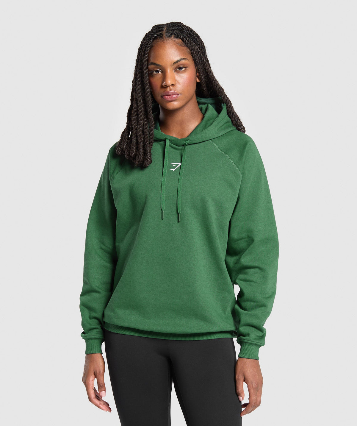 Training Oversized Fleece Hoodie - Classic Green