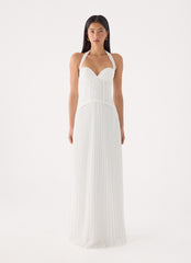 Tunnel Vision Maxi Dress - White