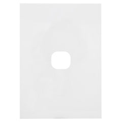 Hager Finesse 1 Gang Hybrid Cover Plate Only