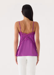 Winona Night Cami Top - Purple