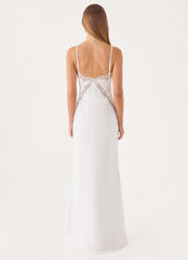 Winona Night Slip Dress - White