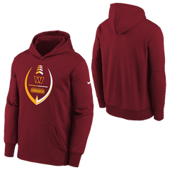 Commanders Youth Nike Icon Performance Pullover Sweatshirt