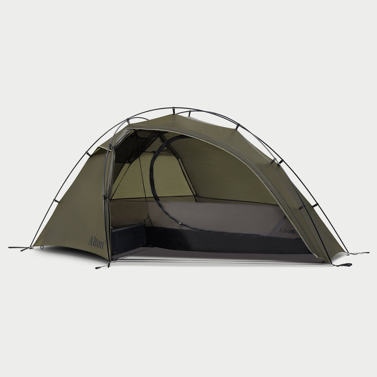 Alton One Person Hiking Tent Fully Assembled