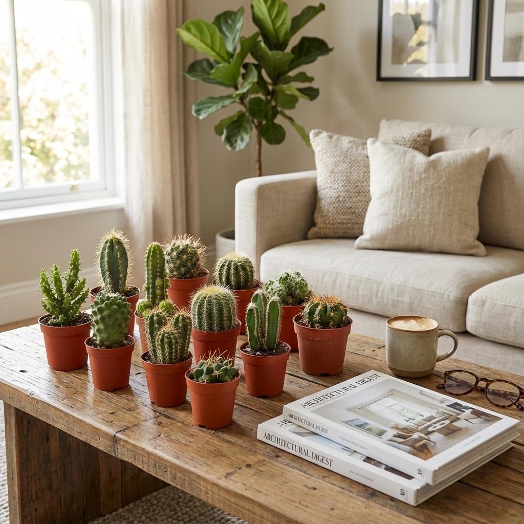 Livraison plante Mix mini Cactus
