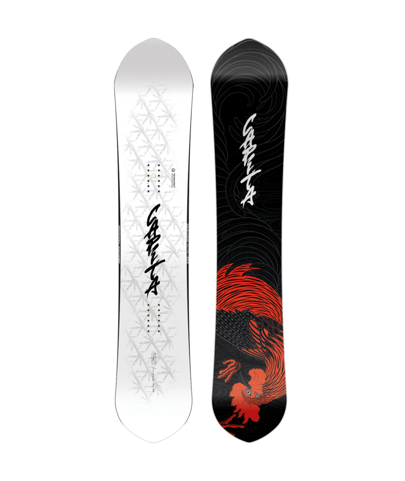 Capita Kazu Kokubo Pro Snowboard 2027, a sleek black snowboard designed for advanced snowboarding performance.