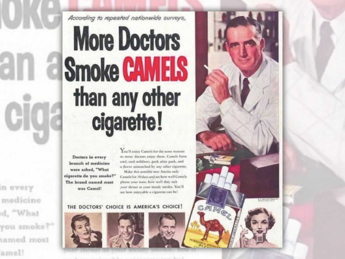 Is This a Real 'More Doctors Smoke Camels Than Any Other Cigarette' Vintage  Ad?