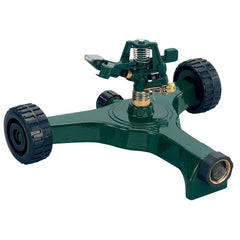20,106 sq. ft. Zinc Impact Sprinkler with Plastic Wheel Base - Super Arbor