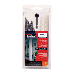 FastenMaster Collated Cortex Hidden Fastening System for AZEK Trim – 2 inch Cortex screws and plugs – Traditional (50 LF)