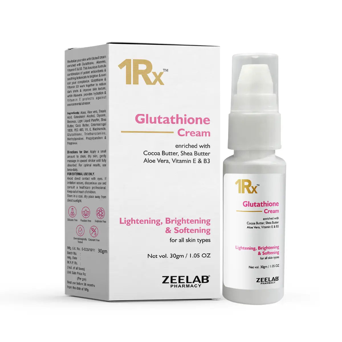 1RX Glutathione Cream (30gm)