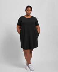 Halie T-Shirt Dress - Black | Plus Size & Straight Size Women's Fashion | Universal Standard