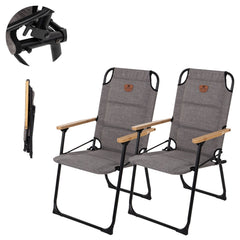 2x Campingstuhl klappbar Gartenstuhl Klappstuhl klein bis 100kg, kleines Packmaß – Holiday Travel