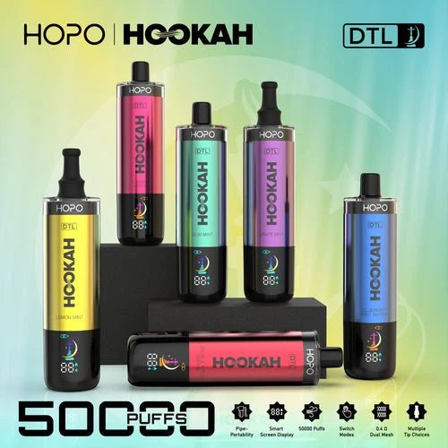 HOPO Hookah DTL 50000 Puffs Disposable Vape Wholesale - [VapzVape]