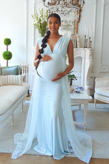 Blue Baby shower dress