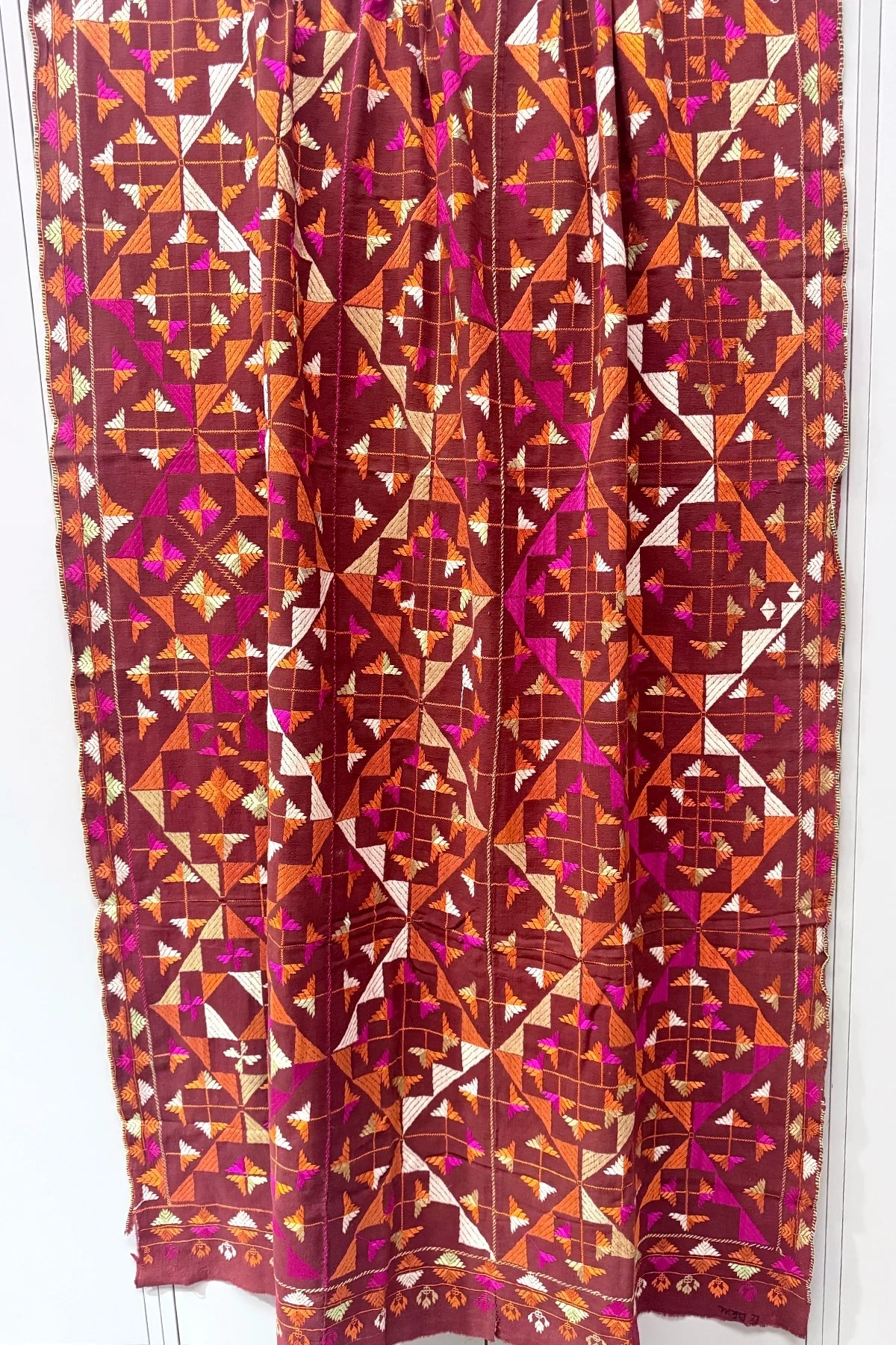 Vintage Khaddar Bagh Phulkari Early 20th Century