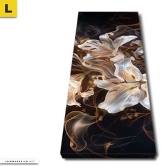 Leinwandbild Lilien In Goldenem Rauch Schmal Produktvorschau