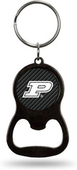 Purdue Boilermakers Bottle Opener Keychain Carbon Fiber Design Metal University of