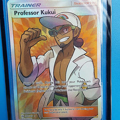 Carta Pokémon Professor Kukui Full Art Ultra Rare