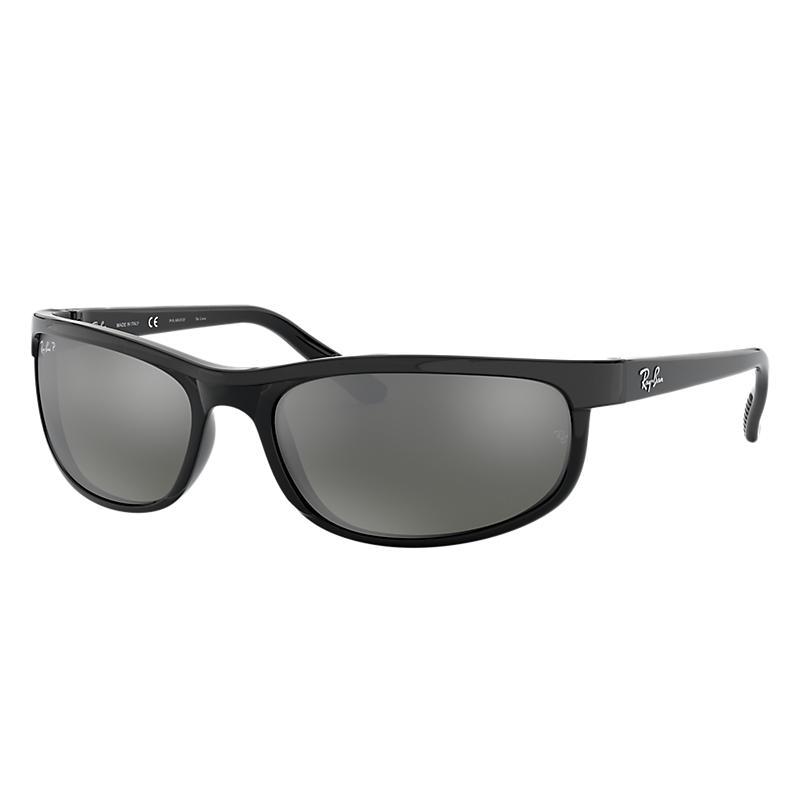 Ray-Ban Predator 2 Black, Polarized Gray Lenses - RB2027-BlackSkinny