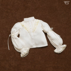 Classical blouse (off-white)[PreOrder]