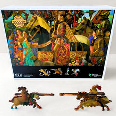 671 pieces - Royal Hunt puzzle