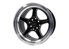VMS Wheels Mohawk 15x8 4x100/108 +20 Offset Gloss Black Milling Finish - VWMK002