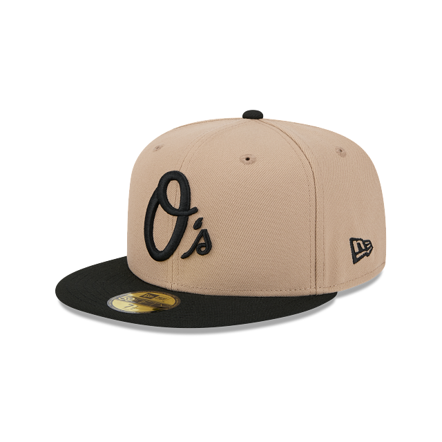 Baltimore Orioles Camel Black 2 Tone 59Fifty Fitted
