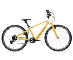 Vélo 24 pouces jaune - Profil droit