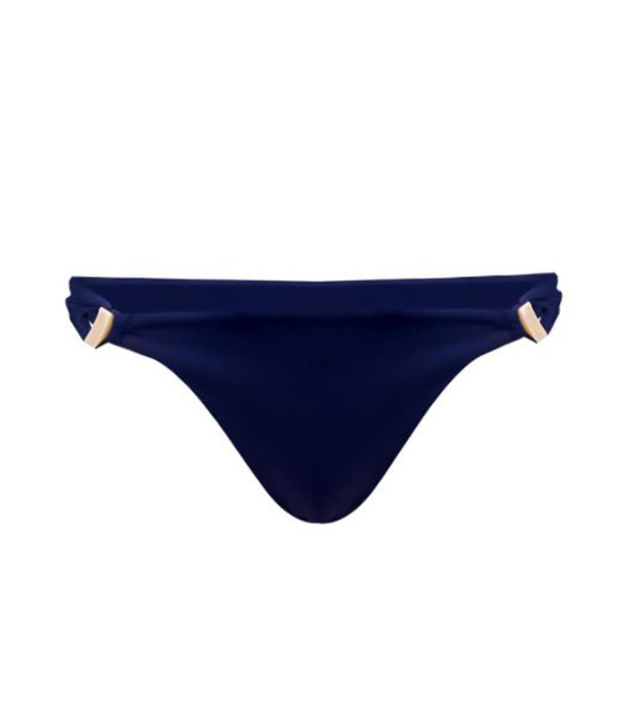 Vix Solid Moon Detail Brazil Bikini Bottom - Bikini Bottom