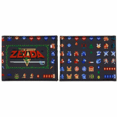 Nintendo Zelda Pixel Sublimated Bi-Fold Wallet - Radar Toys