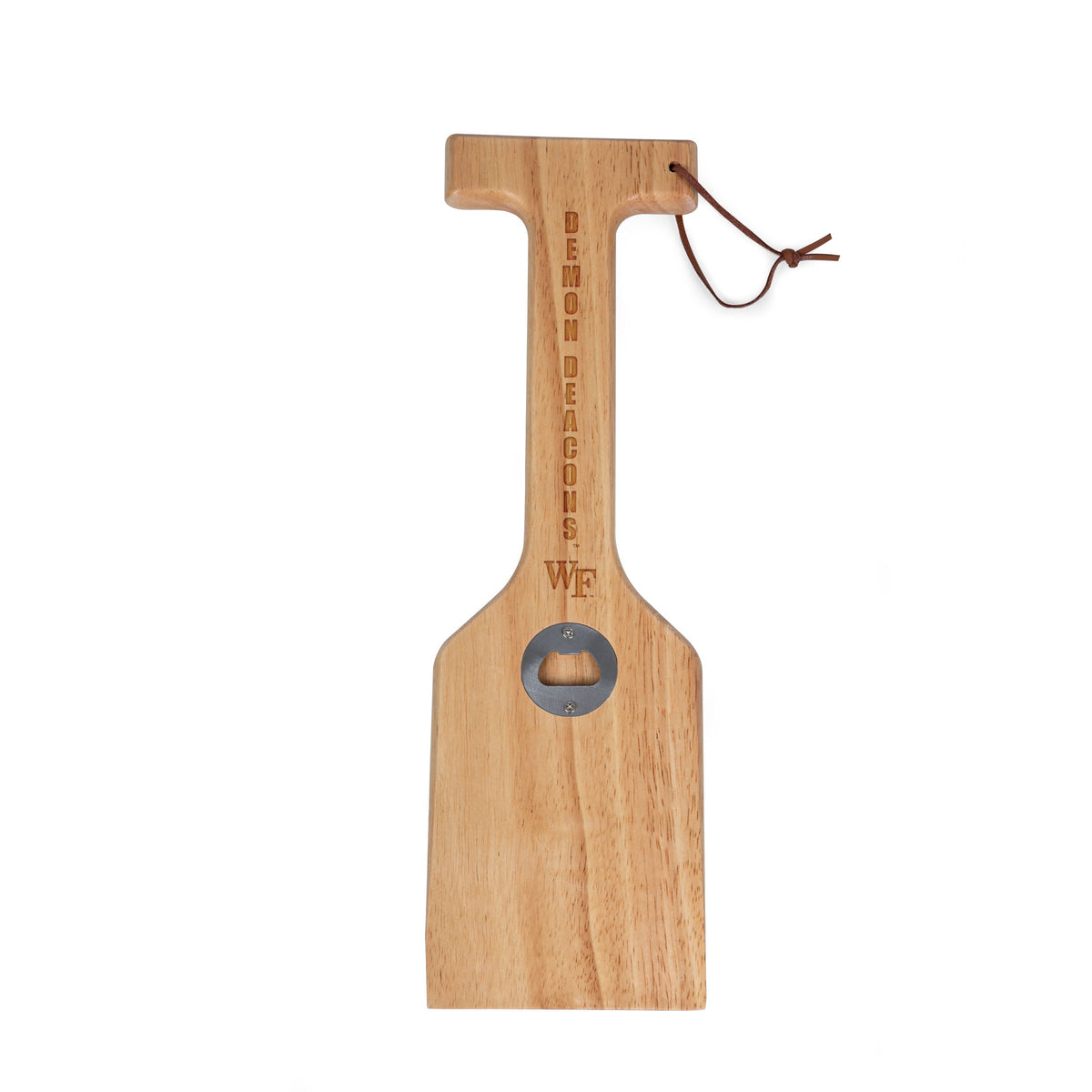 Wake Forest Demon Deacons - Hardwood BBQ Grill Scraper with Bottle Opener-Picnic Time Family of Brands